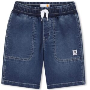 Shorts denim con elastico in vita (4 anni - 16 anni)87% cotone 11%poliestere 2% elastene