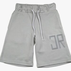 Bermuda grigio con logo laterale (2 anni - 16 anni) 100% cotone