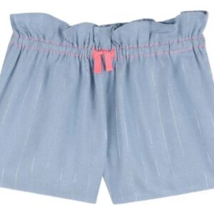 Short di jeans morbido e fili argento (2 anni - 10 anni) 56% cotone 43% lyocell 1% fibra metallizzata
