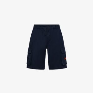 Bermuda cargo blu con elastico e coulisse in vita (2 anni - 16 anni) 50% lyocell, 50% cotone