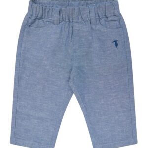 Pantaloni color jeans leggeri (6 mesi - 6 anni) 55% lino 45% cotone