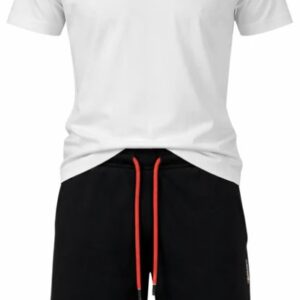 Completo 2 pezzi maglia e short con stampa dietro (8 anni - 14 anni)50% cotone 50% modal