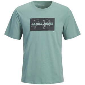 T-Shirt mineral con stampa frontale 100% cotone