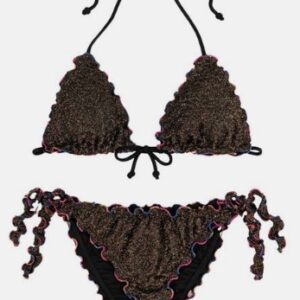 Bikini tringolo in lurex (4 anni - 16 anni) 60% nylon 35% pl.metalic 5% elastan