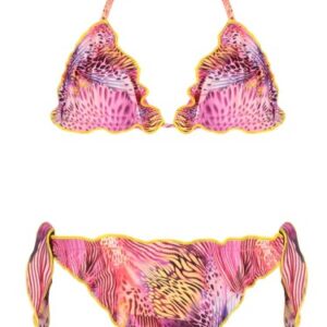 Bikini triangolo pink butterfly (4 anni - 16 anni) 82% polestere 18% elastan
