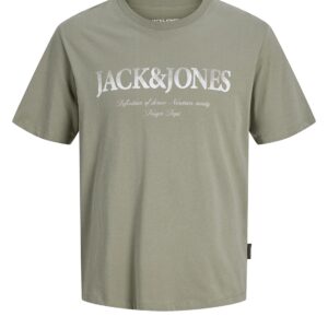 T-Shirt verde con logo frontale 100% cotone