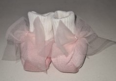 Scarpine rosa con tulle