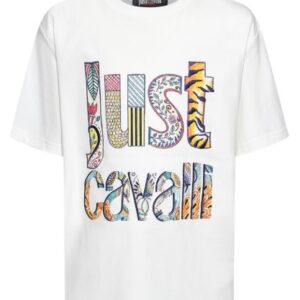 T-shirt bianca con scritta colorata (8 anni - 14 anni)100% cotone
