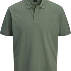 Polo verde regular fit  100% cotone