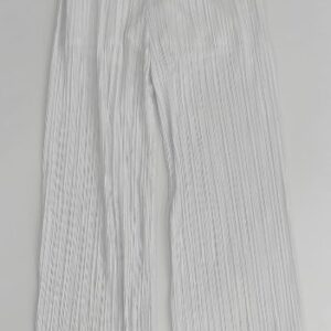 Pantalone bianco plissettato (7 anni - 18 anni)100% cotone