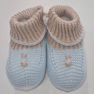 Babbucce azzurre in filo
