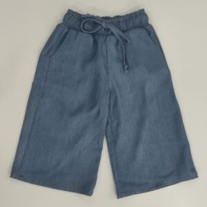 Pantalone largo in tessuto chambray (3 anni  - 6 anni)100% tencel