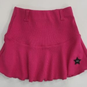 Gonna fucsia in maglia (3 anni - 6 anni)95% cotone 5% elestan