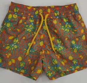 Boxer mare arancio con limoni (4 anni - 16 anni) 100% poliestere