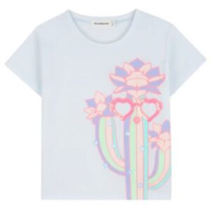 T-Shirt bianca con disegno (2 anni - 10 anni) 100% cotone