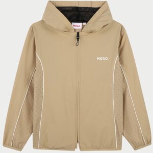 Giubbotto con zip e cappuccio beige (8 anni - 16 anni) 100% poliestere