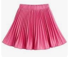 Gonna fucsia plissettata (18 mesi - 6 anni) 98% poliestere 2% elastan