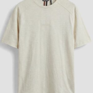 T-SHIRT RELAXED FIT IN SLUB DI COTONE MONOCROMO