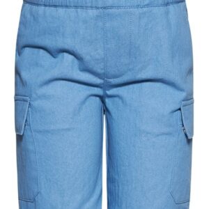 Shorts cargo azzurro con elastico in vita (8 anni - 16 anni)75% poliestere 25% cotone
