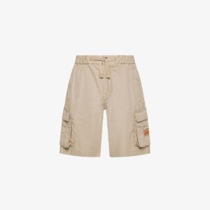Bermuda cargo sabbia con elastico e coulisse in vita (2 anni - 16 anni) 50% lyocell 50% cotone