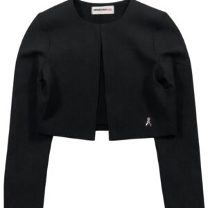 Bolero maniche lunghe nero (8 anni - 16 anni) 95% poliestere 5% elastan