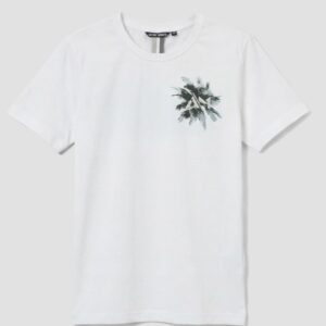 T-SHIRT REGULAR FIT IN JERSEY DI COTONE CON STAMPA FLORAL