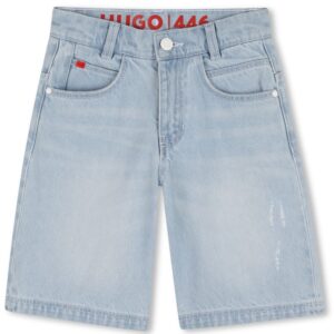 Shorts in jeans chiaro (8 anni - 16 anni) 100% cotone