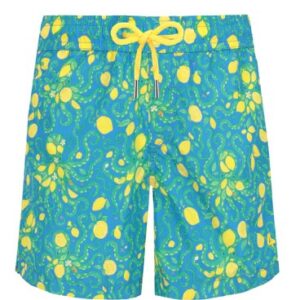 Boxer mare azzurro con limoni (4 anni - 16 anni) 100% poliestere
