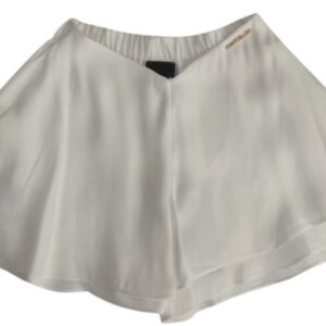 Short bianco elegante con volant (8 anni - 16 anni)70% viscosa 30% poliestere