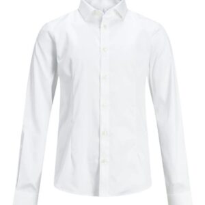 Camicia bianca regular fit 98% cotone 2% elastan