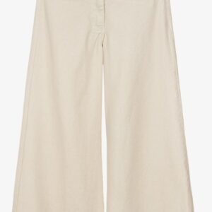 Pantalone 5 tasche panna glitterato (7 anni - 18 anni)100% cotone