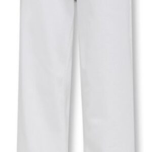 Jeans bianco a gamba larga 69% cotone 29% poliestere 2% elastan