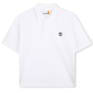 Polo a maniche corte Bianco (4 anni - 16 anni)100% cotone