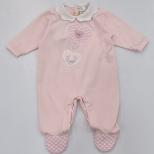 Tutina rosa in cotone (1 mese - 3 mesi)
