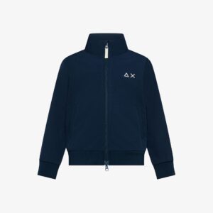 Giacca in soft shell con zip blu navy (2 anni - 16 anni) 92% poliester 8% elastan