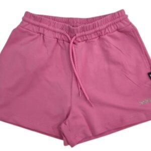 Short rosa con logo argento (8 anni - 16 anni)