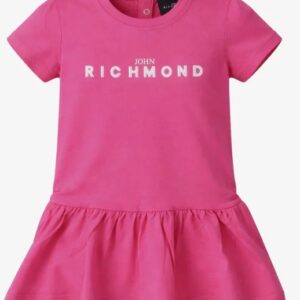 Mini vestito fucsia in cotone (6 mesi - 3 anni) 100% cotone