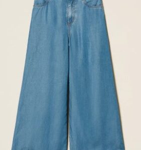 Pantalone in chambray a gamba larga (8 anni - 16 anni) 100% lyocell