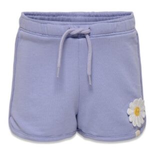 Shorts lilla garzato con elastico in vita 60% cotone 40% poliestere