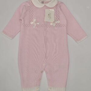 Tutina rosa in filo (1 mese - 3 mesi)