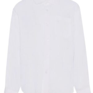 Camicia in misto lino bianca (8 anni - 16 anni) 55% lino 45% viscosa