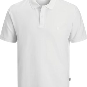 Polo bianca regular fit 100% cotone