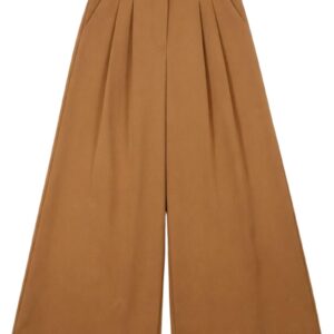 Pantaloni marrone con pinces (8 anni - 16 anni) 95% Poliestere, 5% Elastane
