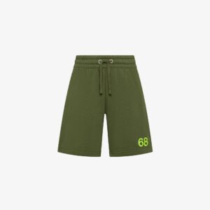 Bermuda in felpa di cotone verde scuro (2 anni - 16 anni) 100% cotone