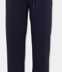 Pantalone blu con elastico in vita e polsini (8 anni - 16 anni)62% viscosa 32% nylon 6% elestan