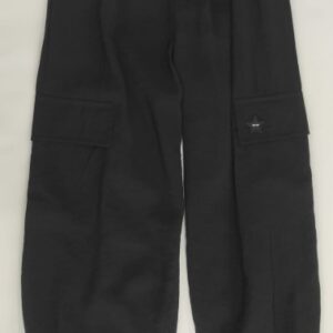 Pantalone nero morbido tasconato con elastico alla caviglia (10 anni - 16 anni)84% modal 16% poliestere