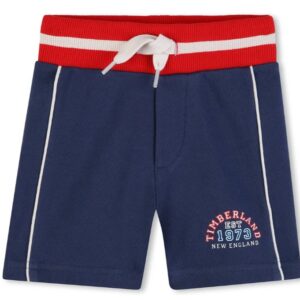 Shorts  blu/rosso sportivo con coulisse (6 mesi - 3 anni)80% cotone 20% poliestere