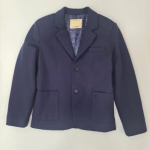 Giacca blu in maglia (8 anni - 16 anni) 62% viscosa 32% nylon 6% elastan