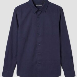 CAMICIA REGULAR FIT BLU MANICA LUNGA