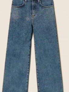 Jeans denim con strass (8 anni - 16 anni) 82% cotone 12% poliestere 2% elastan
